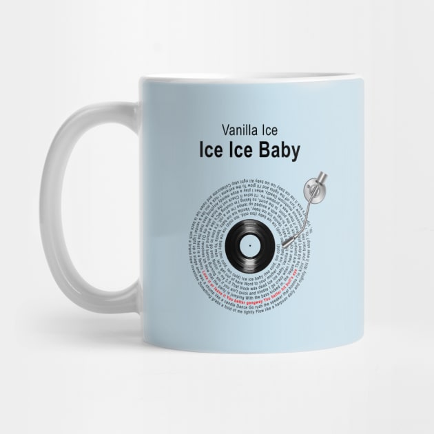 ICE ICE BABY LYRICS ILLUSTRATIONS by Vansa Design